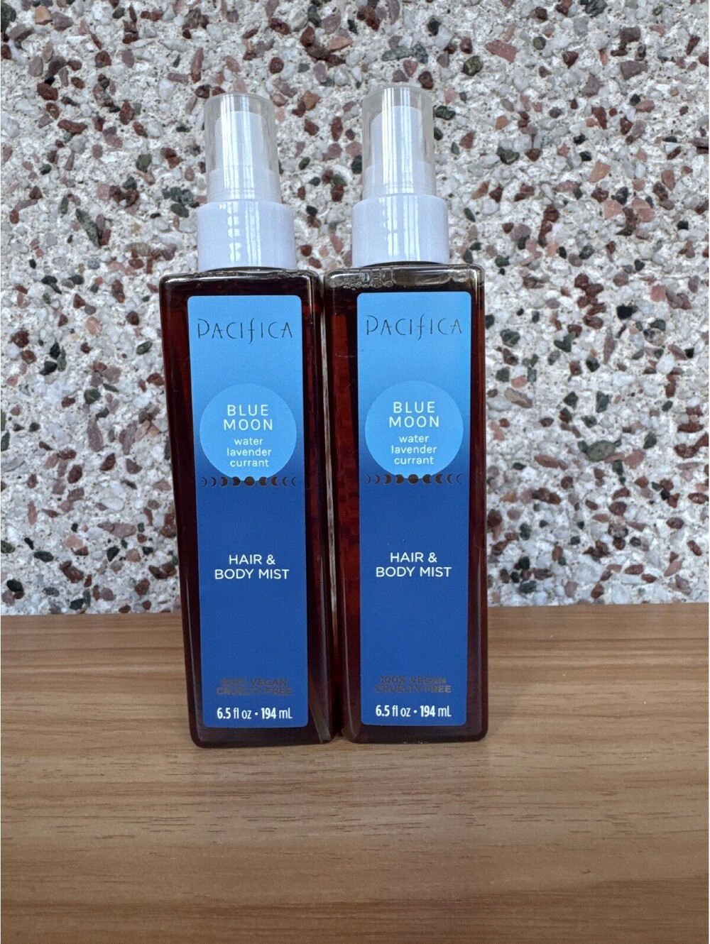 Pacifica Blue Moon Hair Body Mist 6.5oz Lot of 2 Lavender Currant